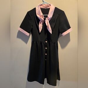 Charming Black and Pink 50s Style Dress NWOT